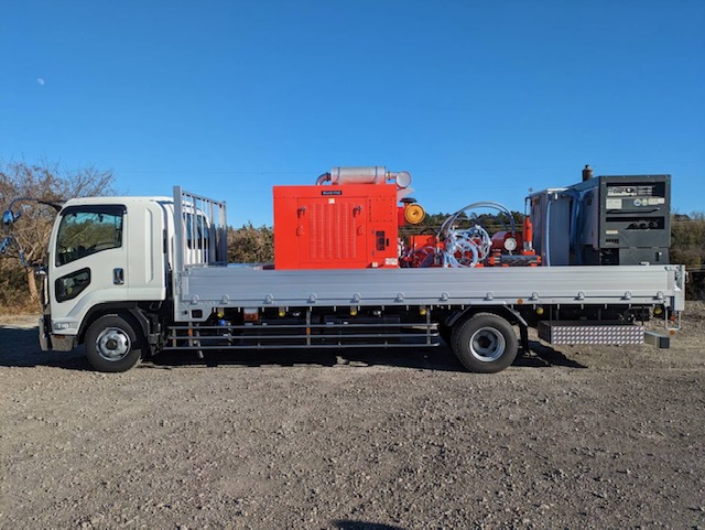 超高圧洗浄車230Mpa40ℓ　　　　高圧130Mpa70ℓ　変換仕様2